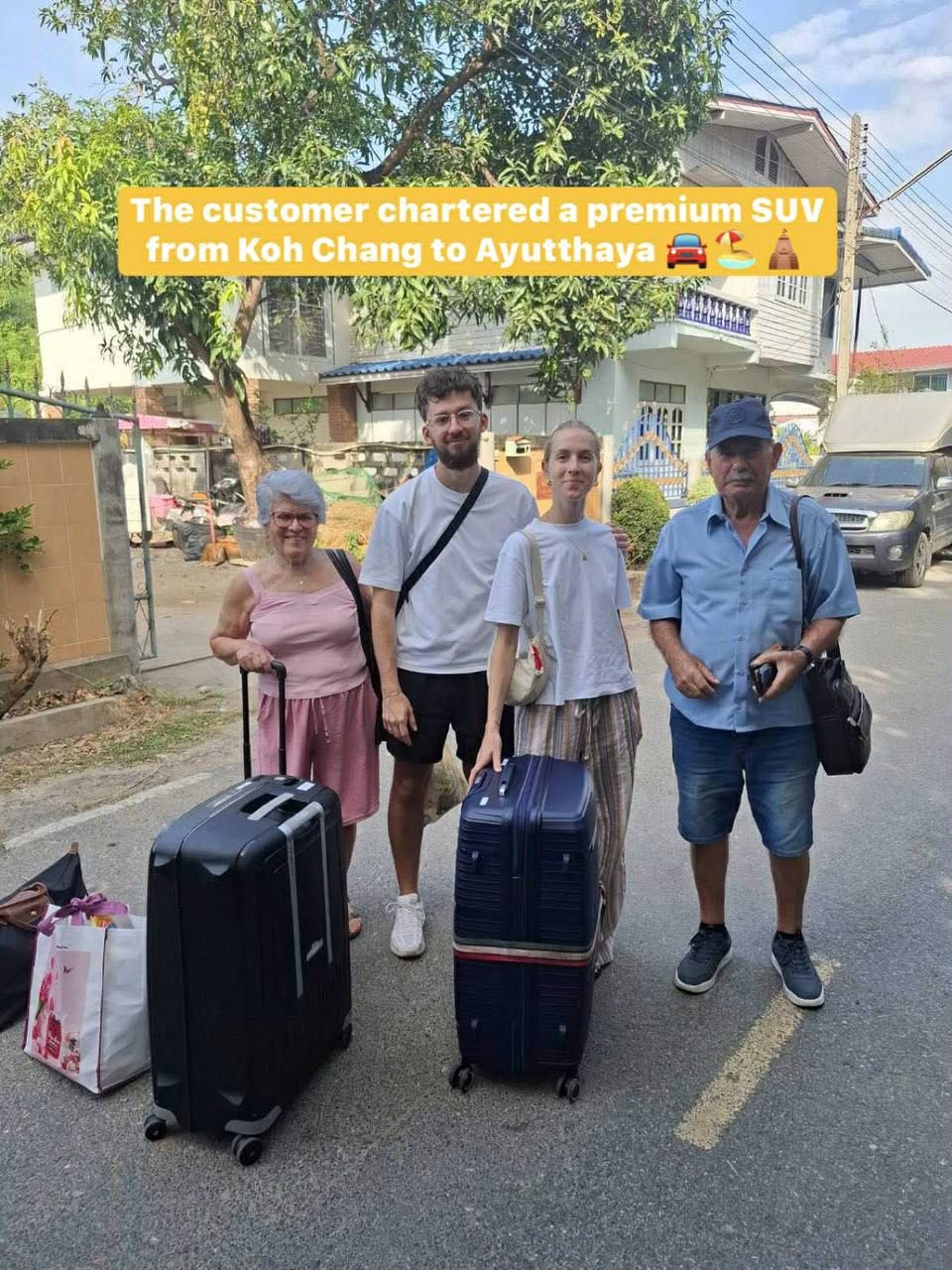 คุณลูกค้าเหมารถ Taxi Private จากกรุงเทพไปเกาะช้าง - อยุธยา 🚘🏖️